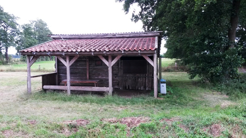 Recker Moor: Impressionen 2019 (Schutzhütte)